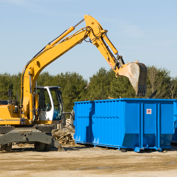 how does a residential dumpster rental service work in Violet OH